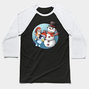 cristmas bluey Baseball T-Shirt